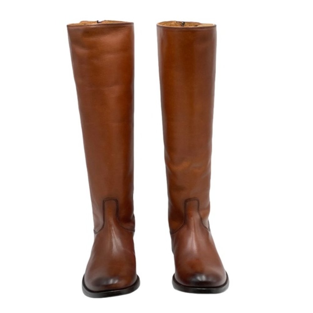 Frye Melissa Button Back Zip Leather Boot Size, 8.5